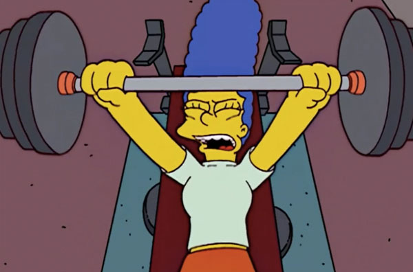 Мардж качается