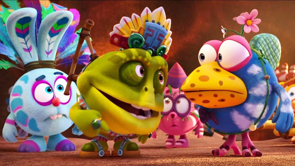 Смешарики в плену туземцев