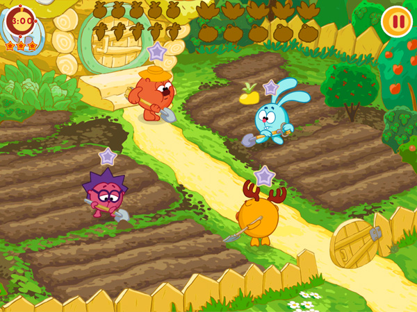 Отрывок из игры «Смешарики»