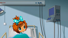 Зловещая сага о больном животике, и о девочке, которая боялась докторов